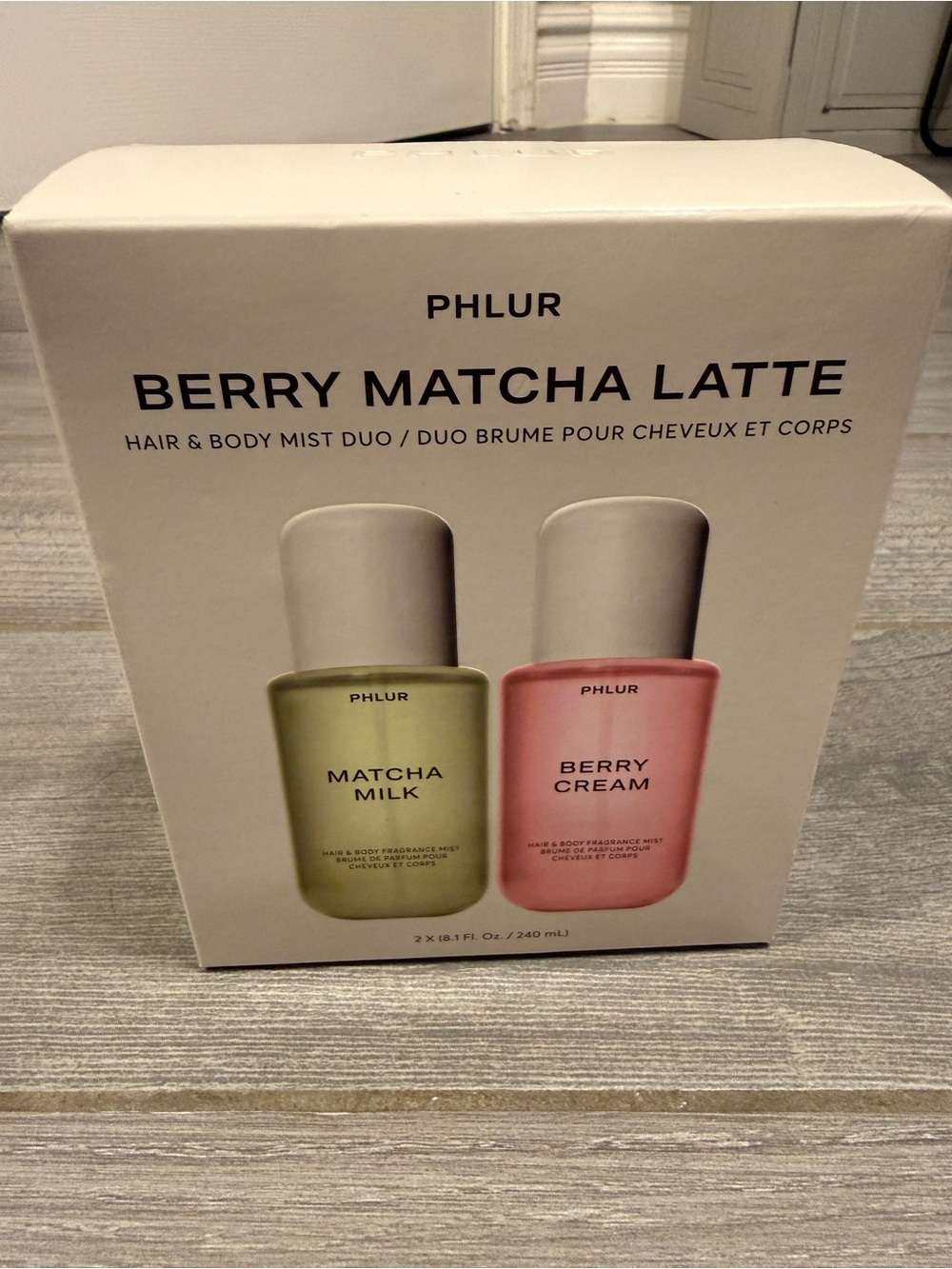 PHLUR Berry Matcha Latte Hair & Body Mist Duo – NEW